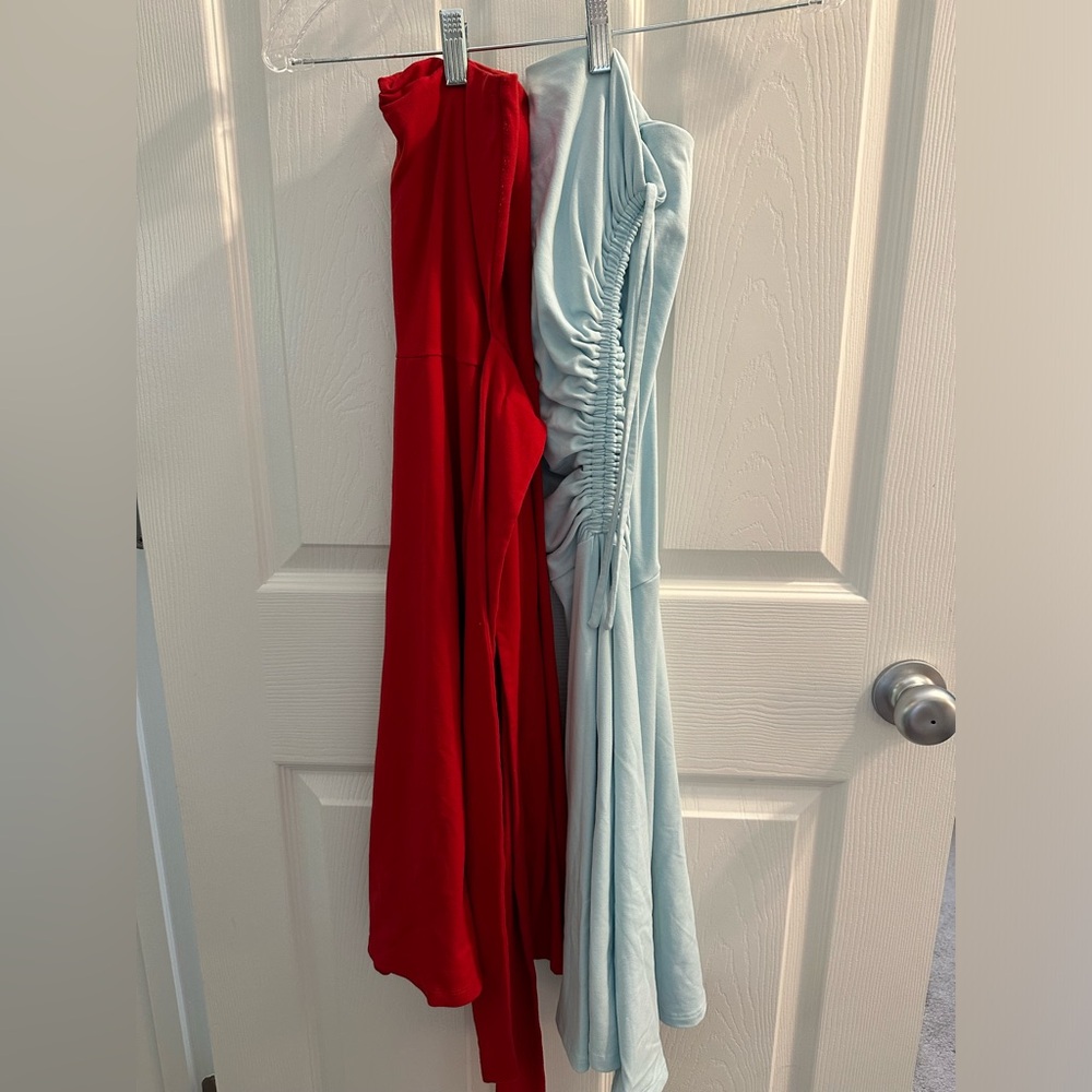 VINTAGE TWO FOR ONE PRICE Susana Monaco strapless dresses fit and flare size s